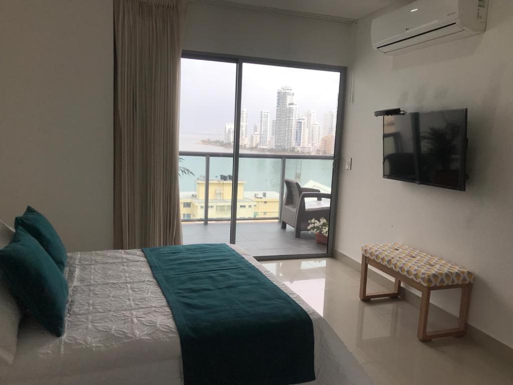 Lago Y Mar Apartamentos Cartagena Ngoại thất bức ảnh